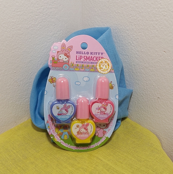 Hello Kitty Lip Smackers 50th Anniversary Nail Polish Trio - Picture 2 of 8